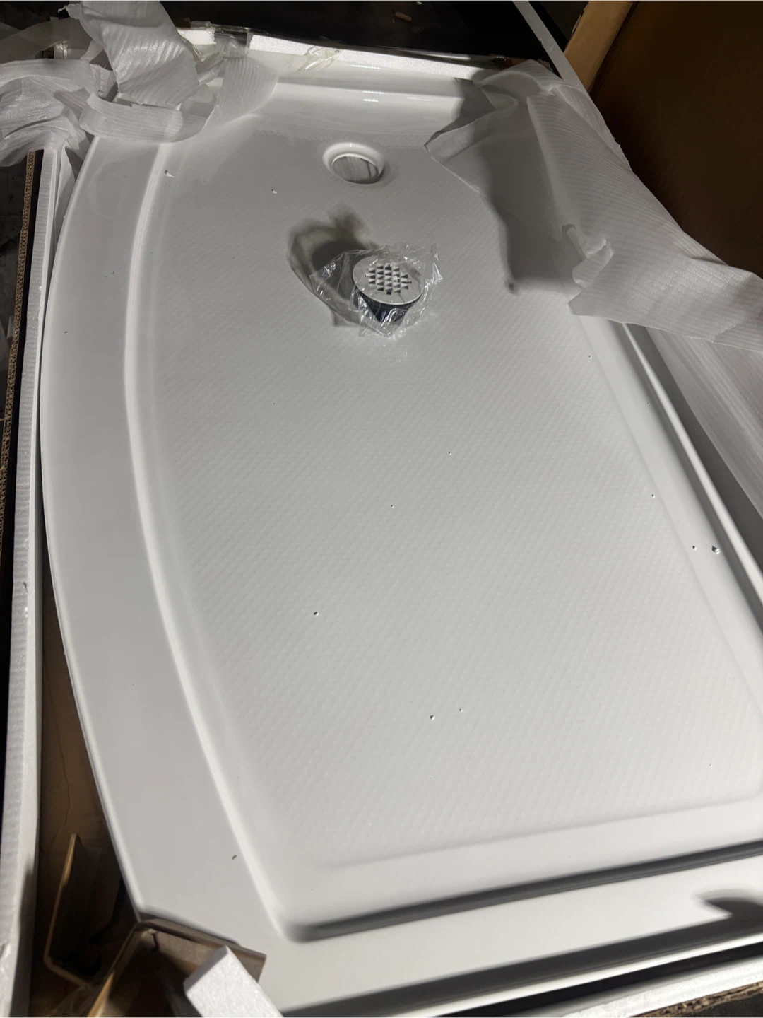 New 60" x 36" White Shower Base - photo 3