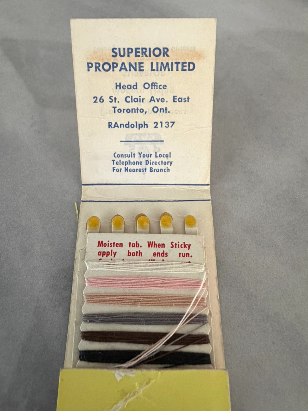Vintage Gurney Gas Ranges Hosiery Mending Kit - photo 2