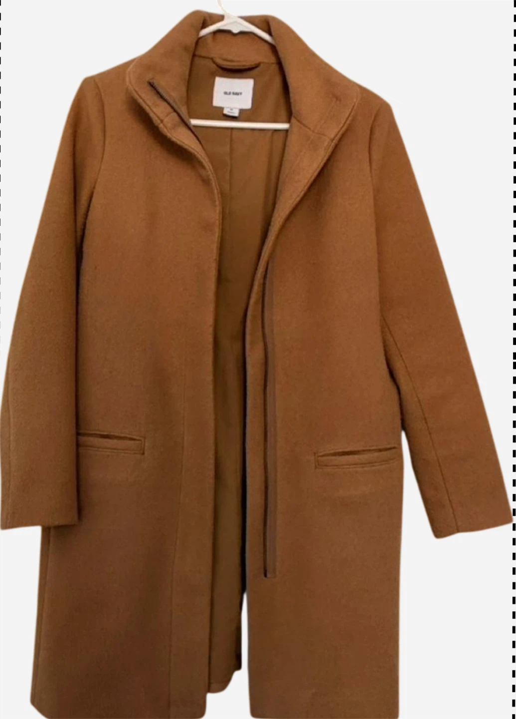 Old Navy Wool-Blend Coat Brown