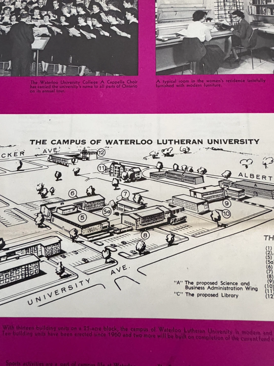 Vintage 1960’s Waterloo University College Information Brochure - photo 2