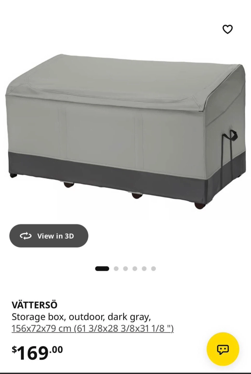 IKEA VÄTTERSÖ Outdoor Storage Box - photo 5