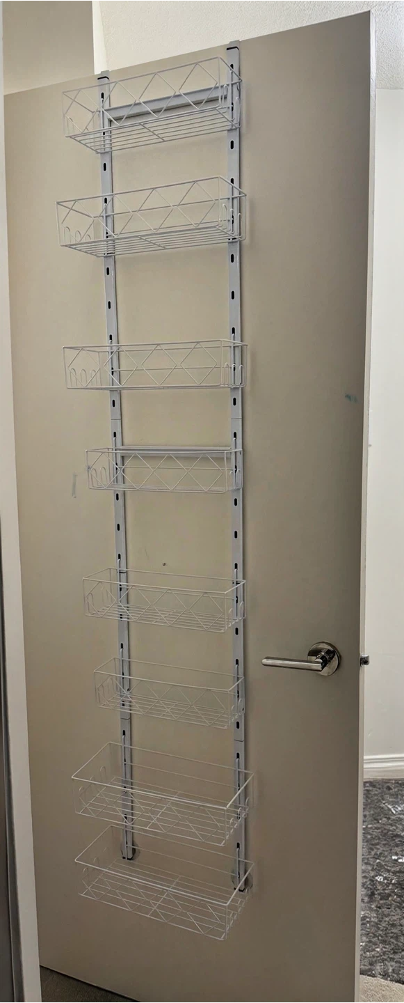 White Over-the-Door Organizer Rack - photo 2