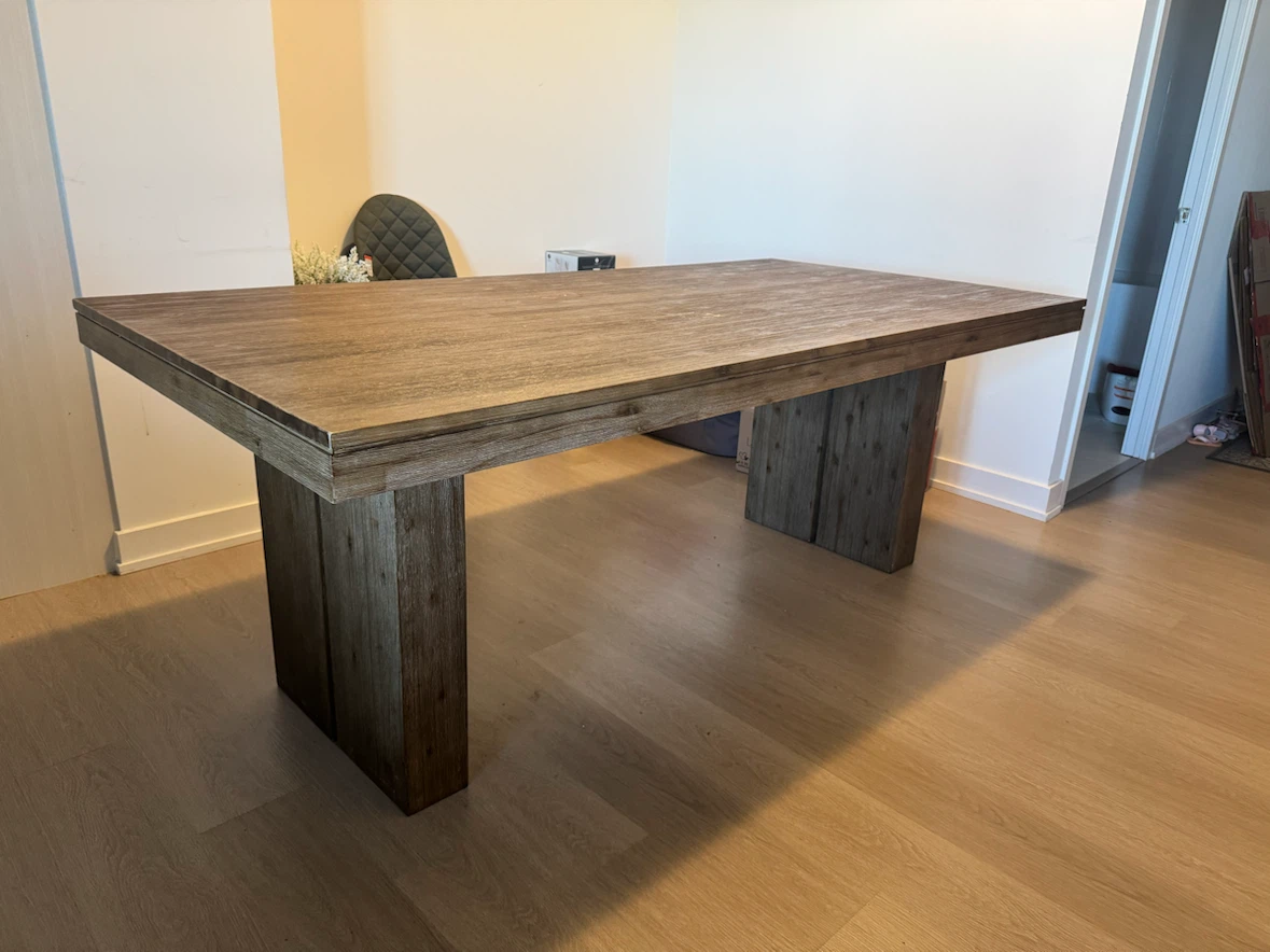 Rustic Wood Dining Table - photo 2