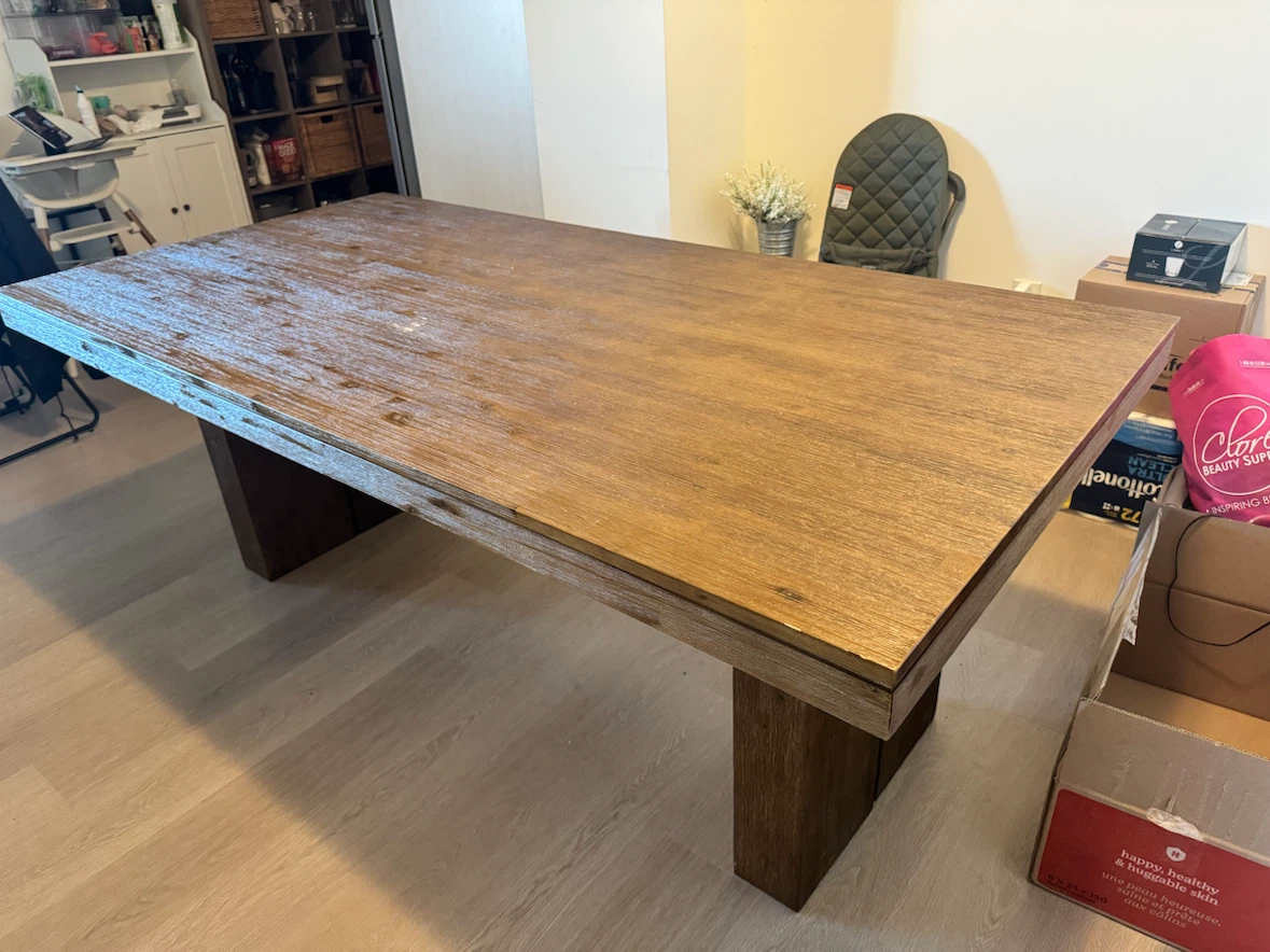Rustic Wood Dining Table - photo 3