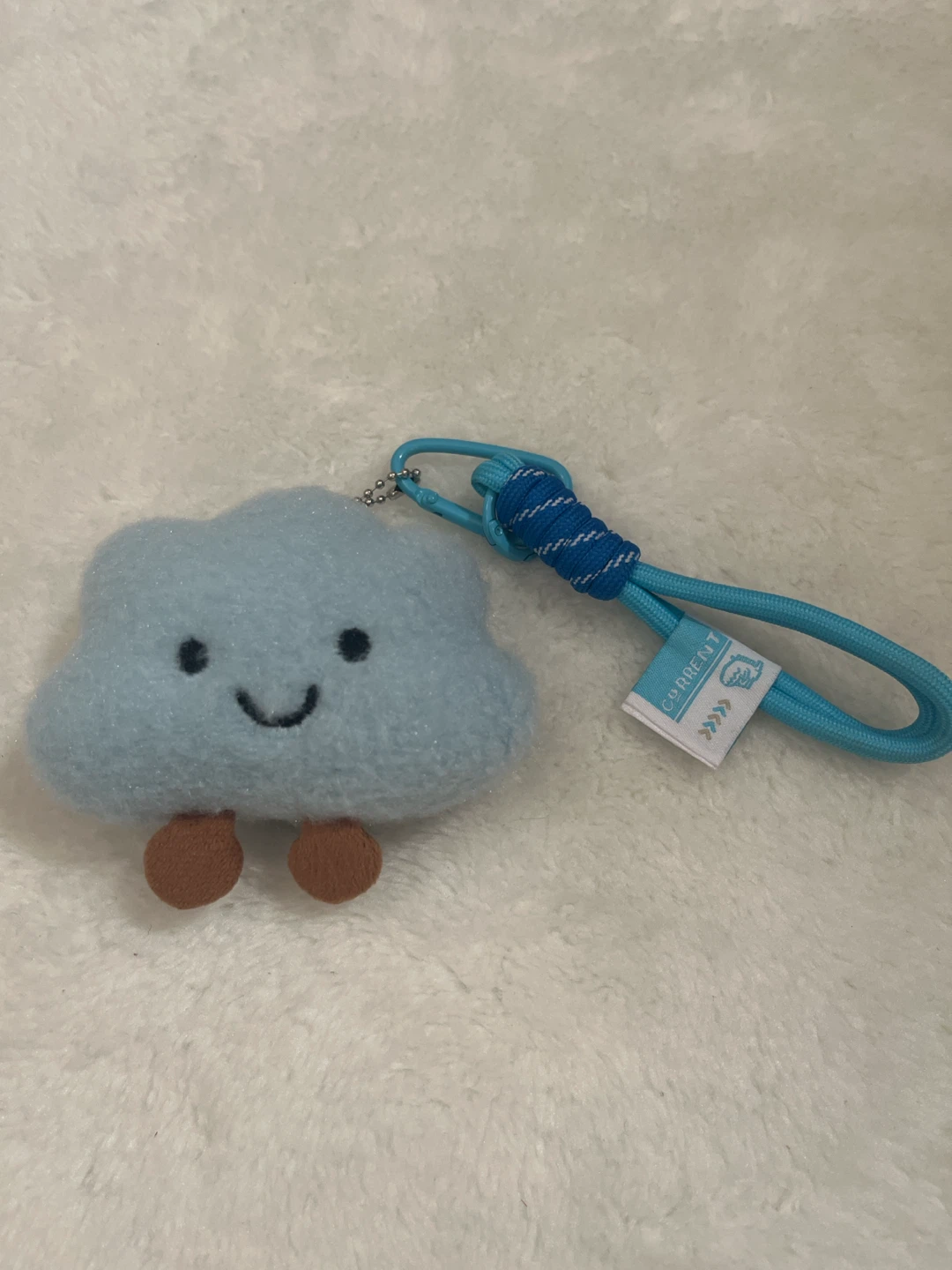 Current Cloud Plush Keychain