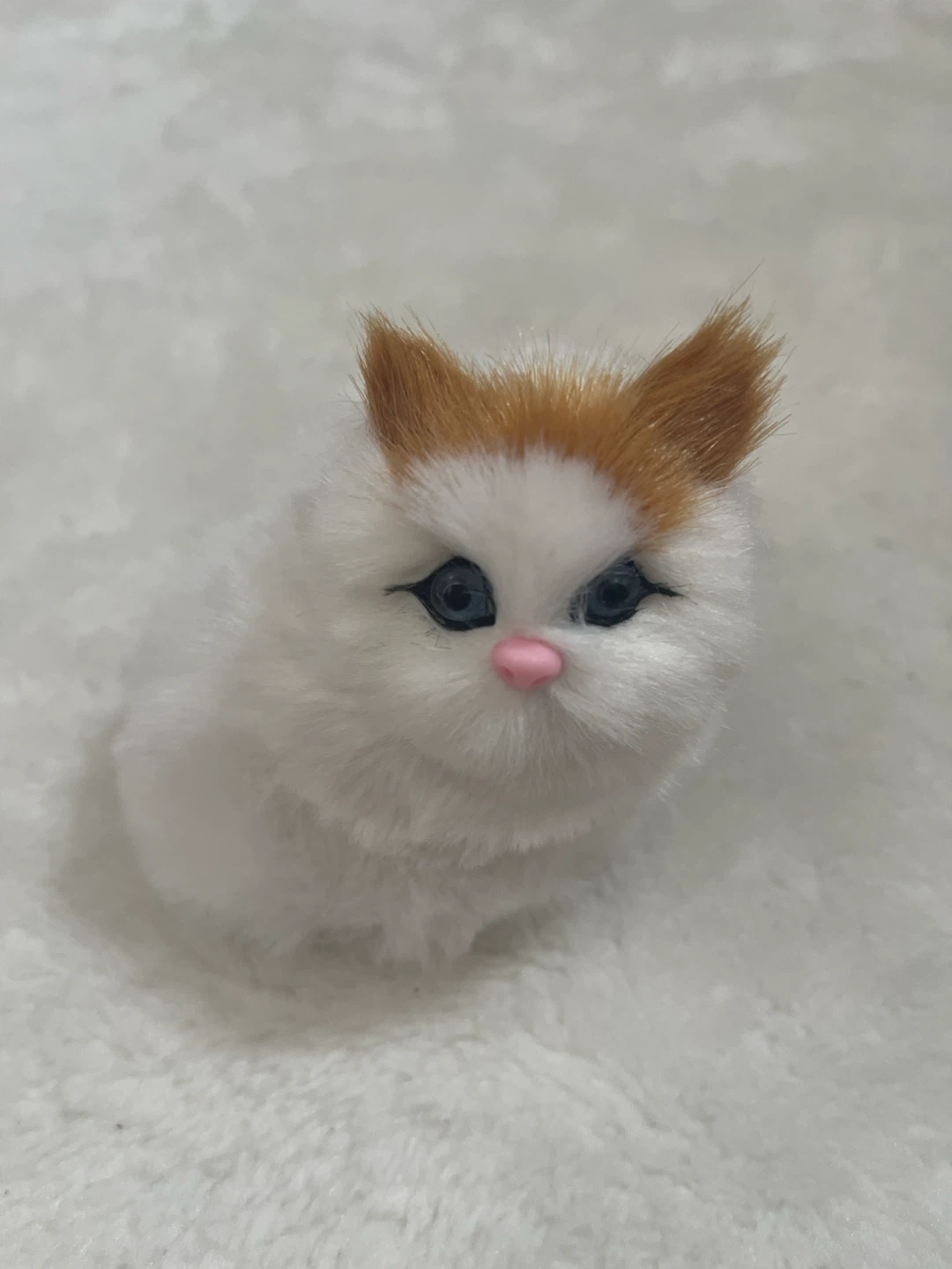 Small Plush Cat Figurine