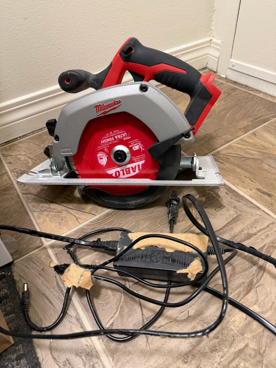 Milwaukee M18 Circular Saw with Diablo Blade