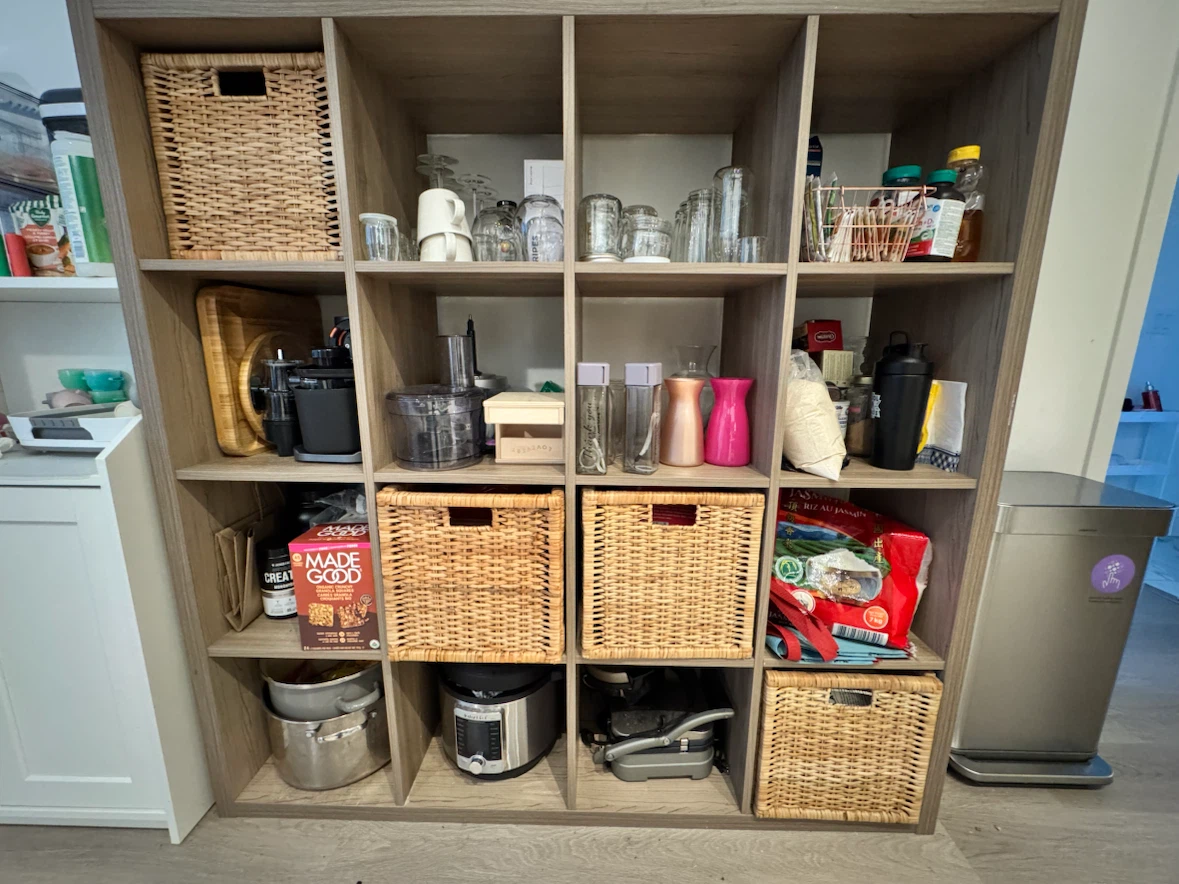 Large IKEA Kallax 16-Cube Storage Shelving Unit
