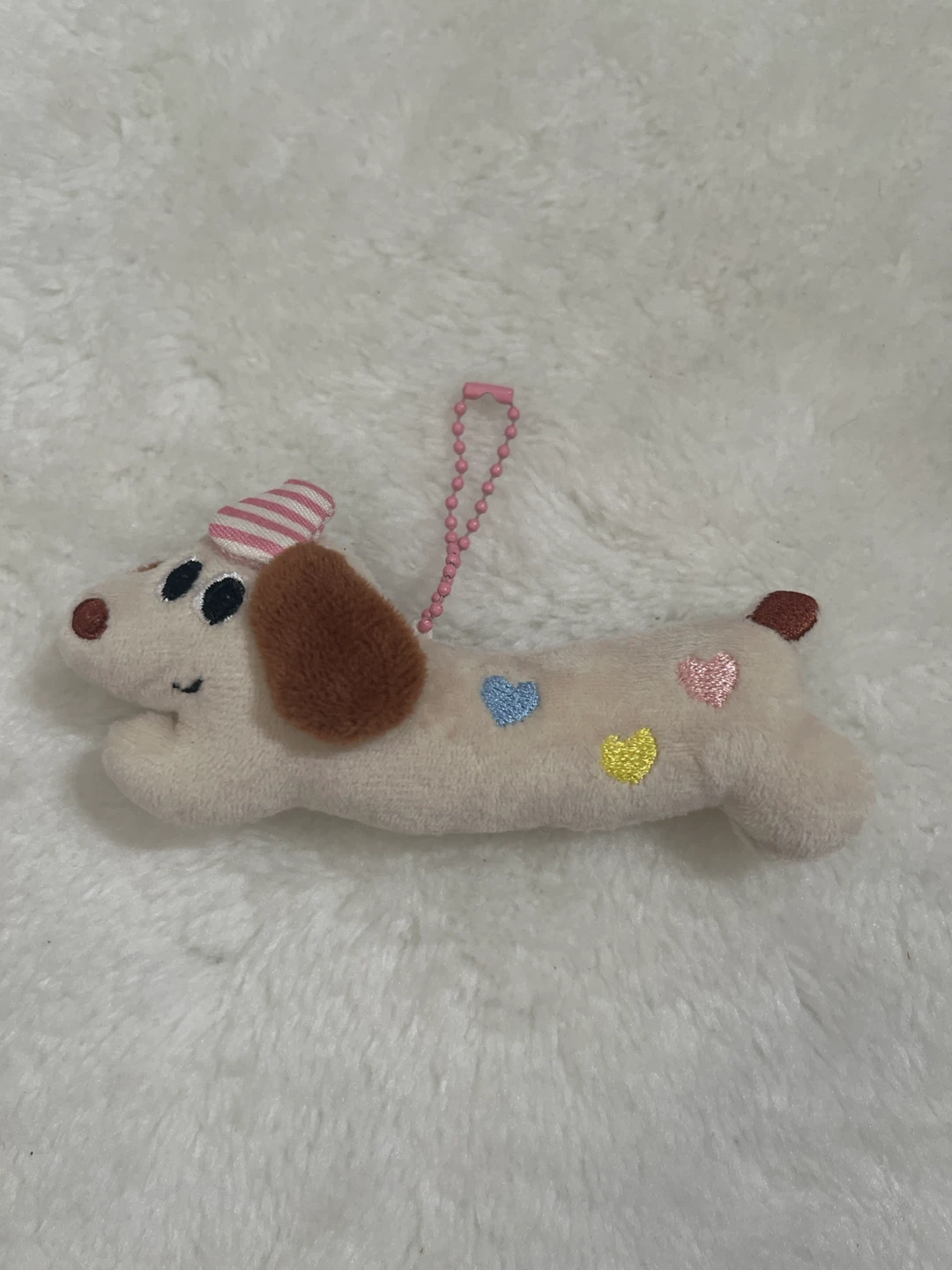 Sanrio Plush Dog Keychain