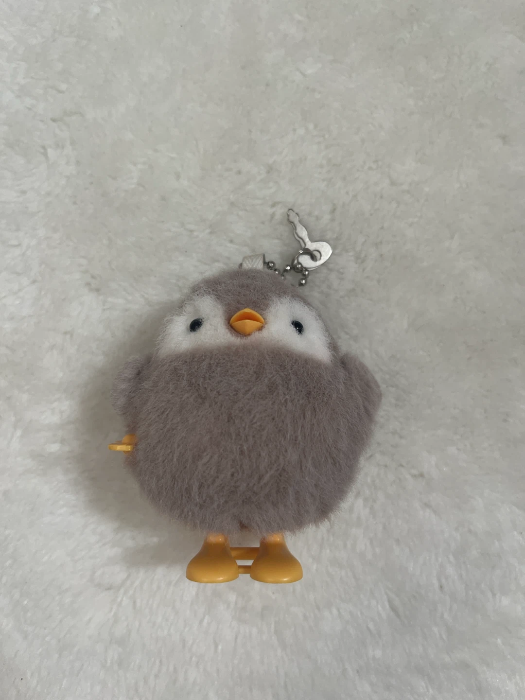 Fluffy Penguin Plush Keychain - photo 2