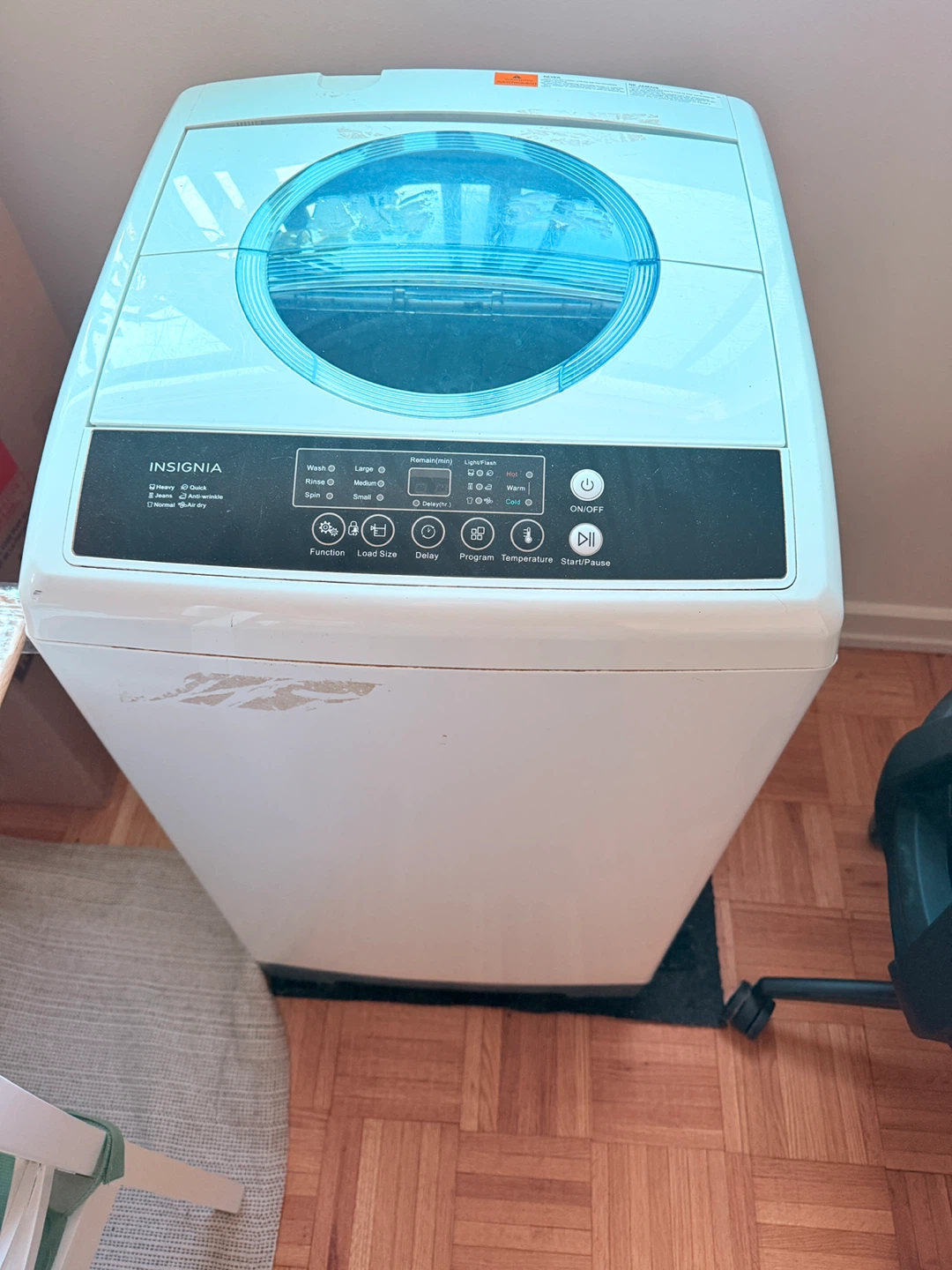 Insignia 4.1 Cu. Ft. Top-Load Washer – $110