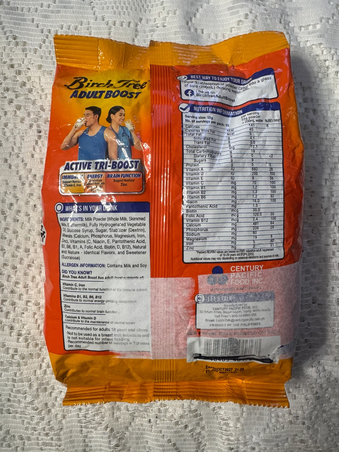 Birch Tree Adult Boost Powdered Milk Drink 600g - photo 4