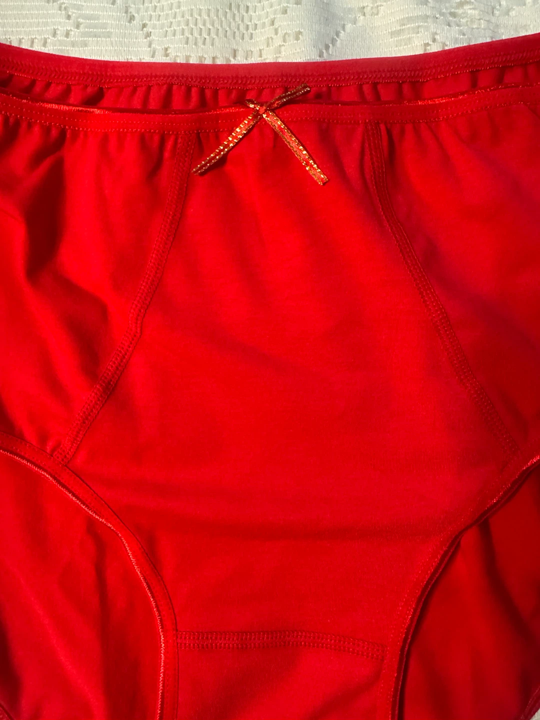 NEW Red High-Waisted Underwear 6 pieces - photo 5