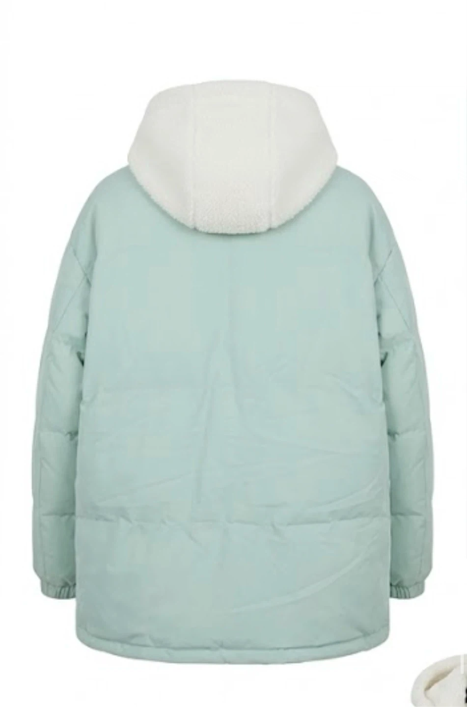 Light Green Hooded Puffer Jacket US sz L NEW - photo 2