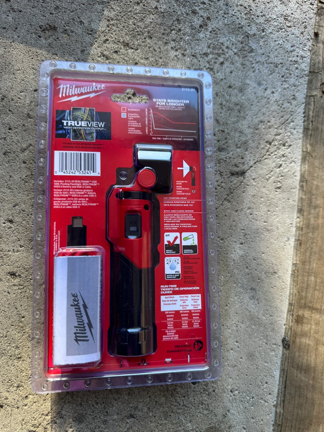 Milwaukee REDLITHIUM USB 500L Pivoting Flashlight - photo 2