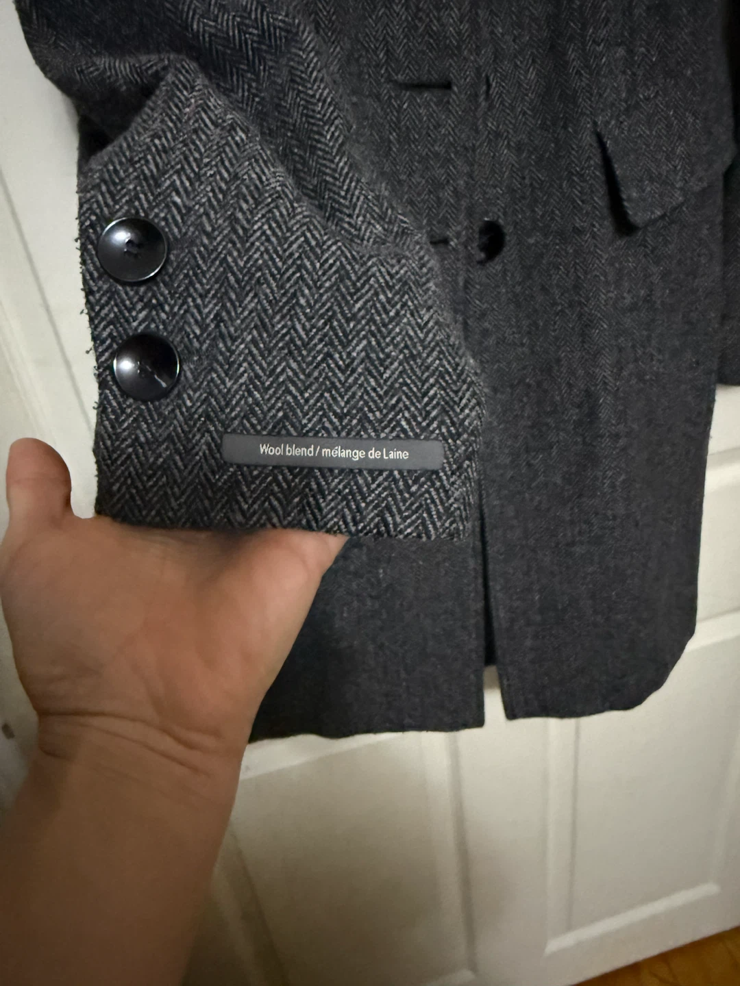 Mexx Herringbone Wool Blend Coat - photo 3