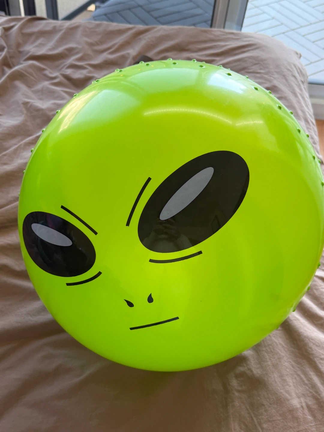 Neon Green Alien Ball - Bouncy