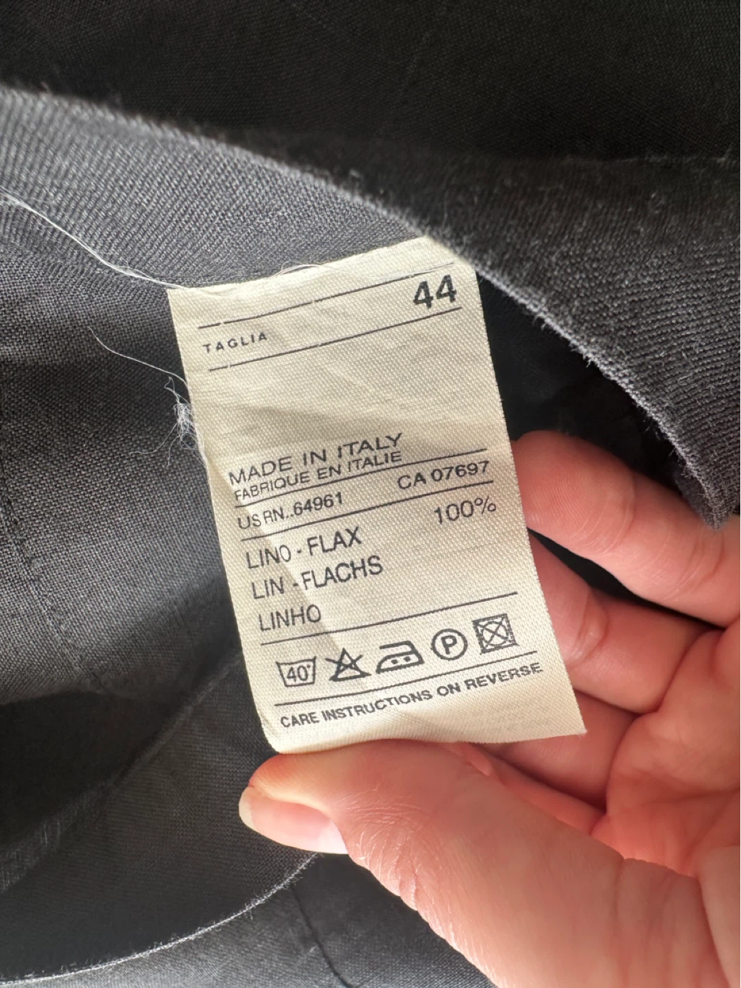 Vintage United Colors of Benetton Linen Pants - photo 4