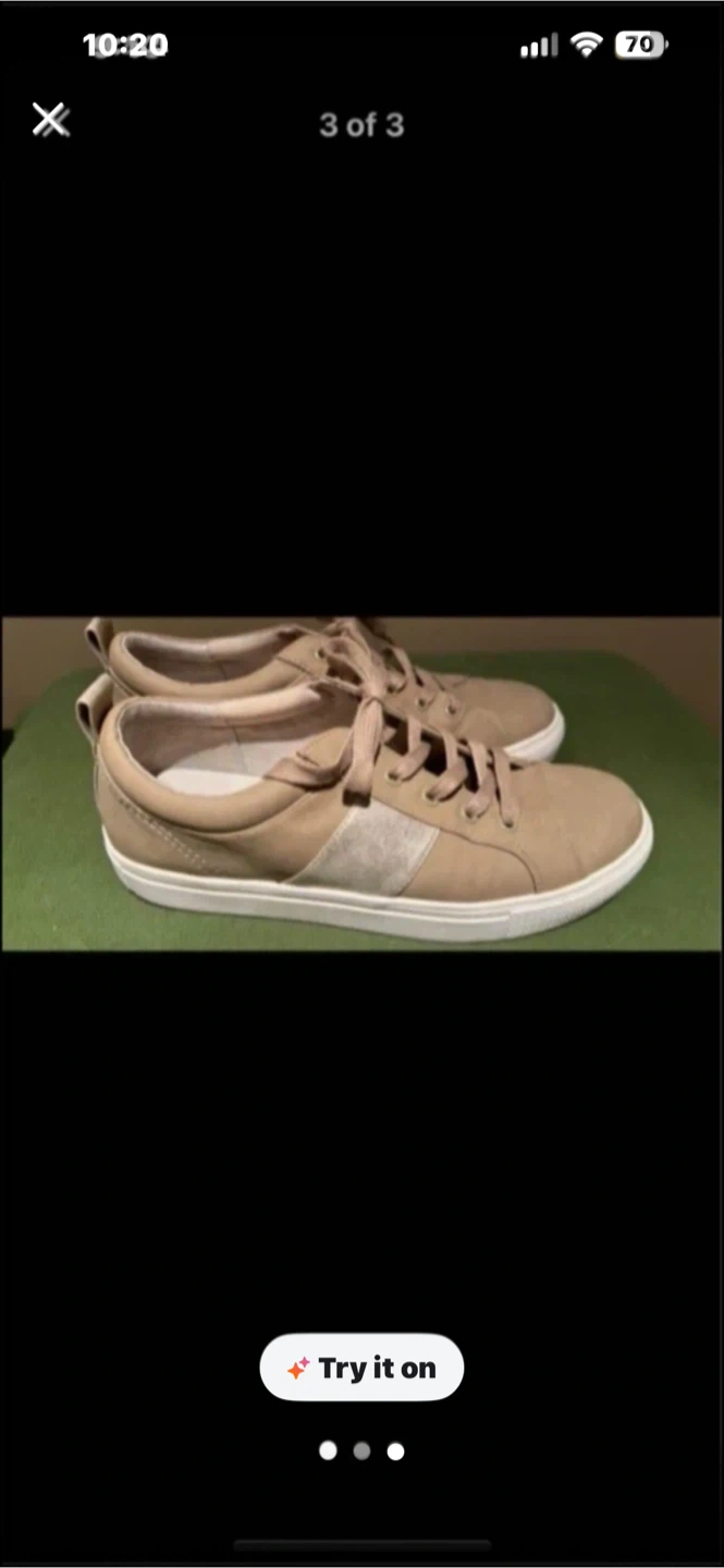 Nordstrom Rack beige sneakers