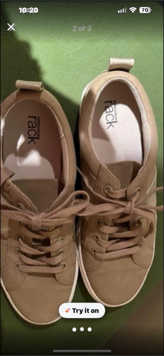 Nordstrom Rack beige sneakers - photo 2