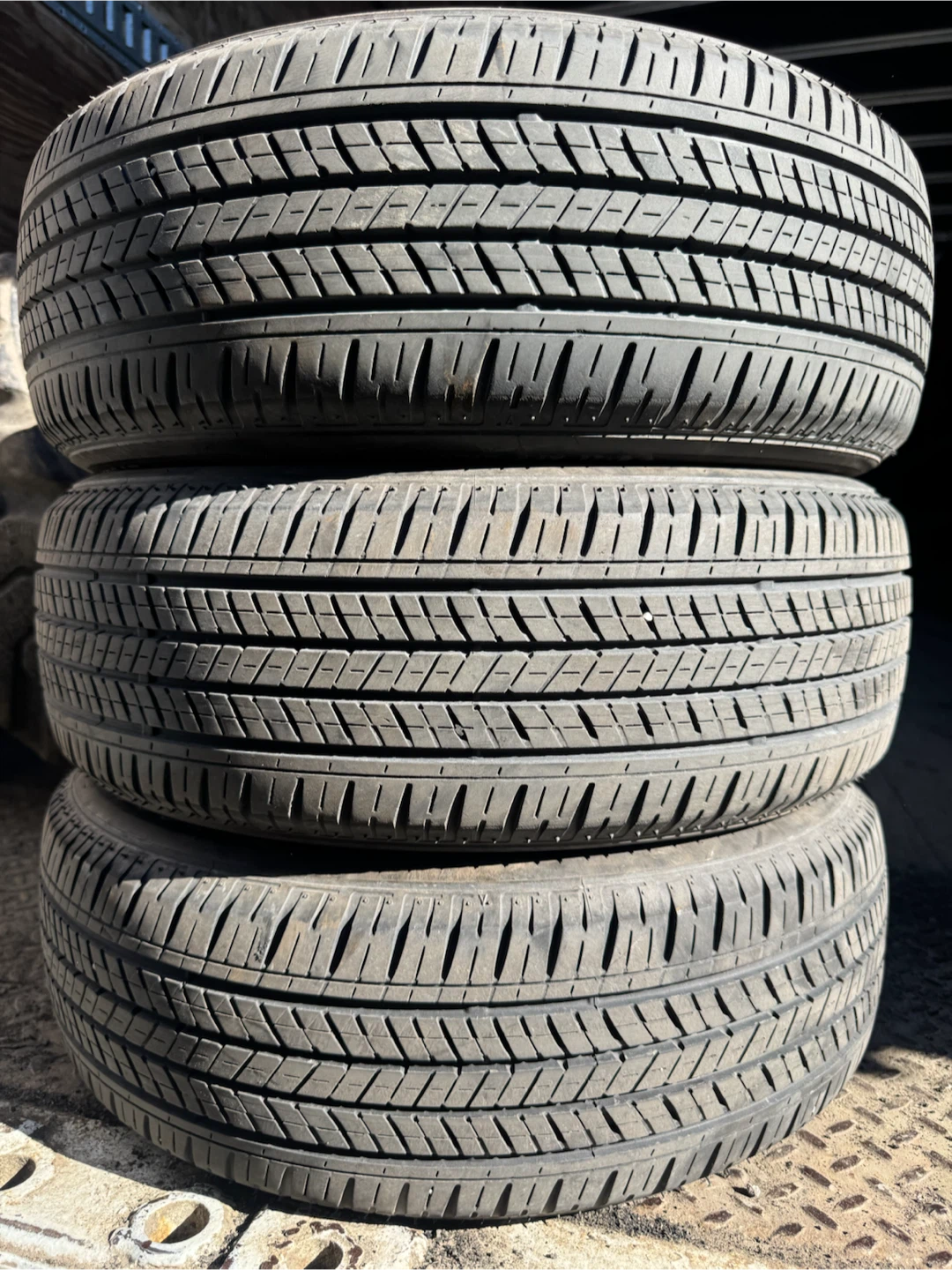🔥 3 Firestone 185/60R15 Tires – Good Tread