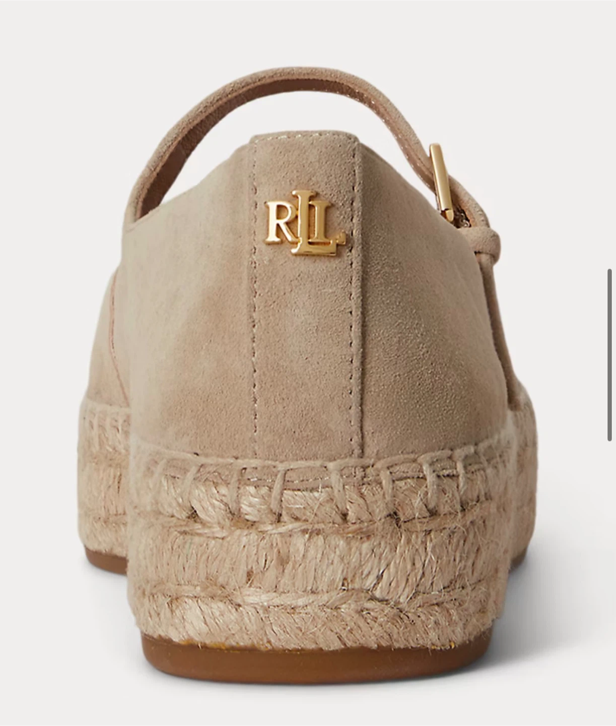 Lauren Ralph Lauren Suede Platform Espadrille Mary Jane Flats 10 - photo 2