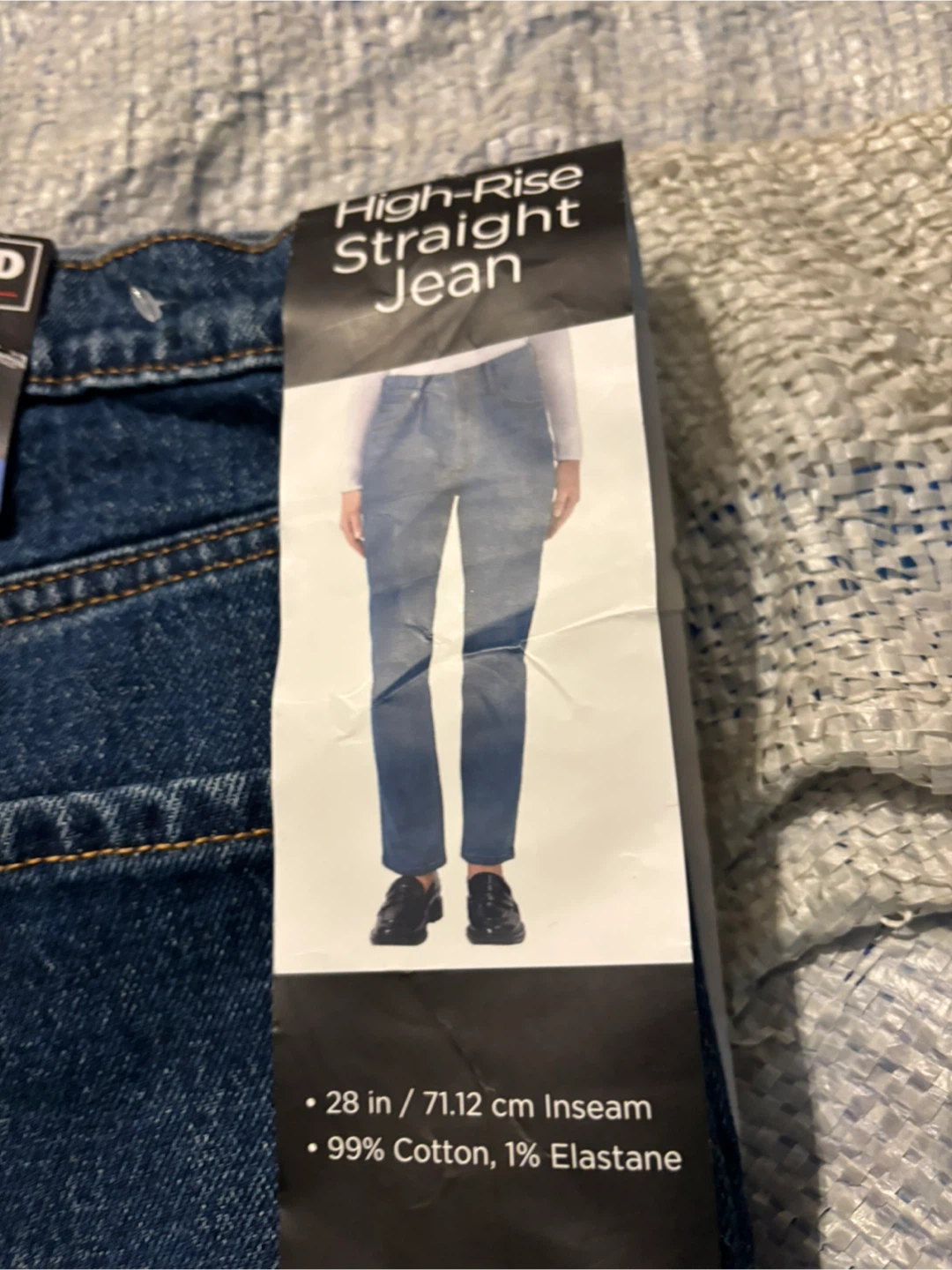 Kirkland Signature High-Rise Straight Jeans Size 10 - photo 2
