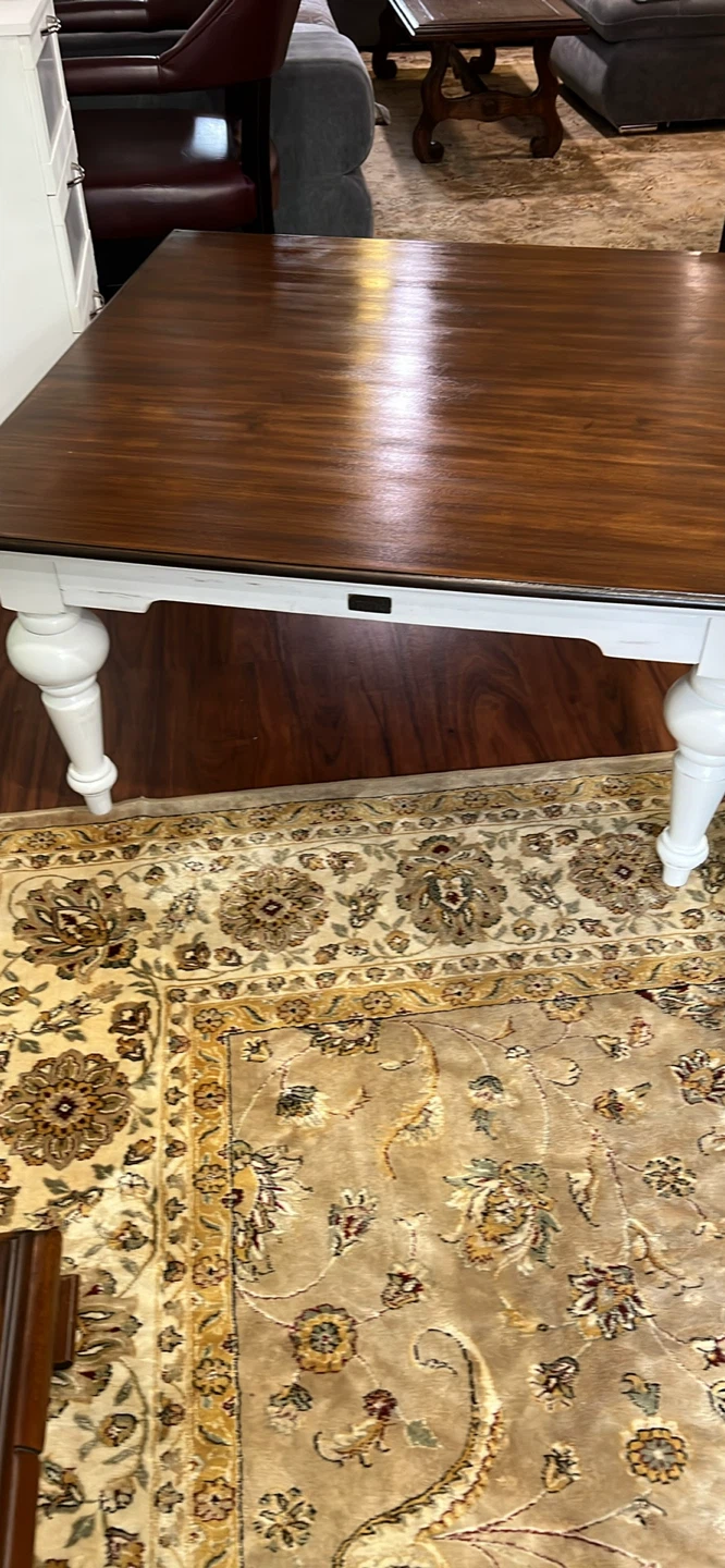 Rustic Coffee Table with Wood Top - photo 2