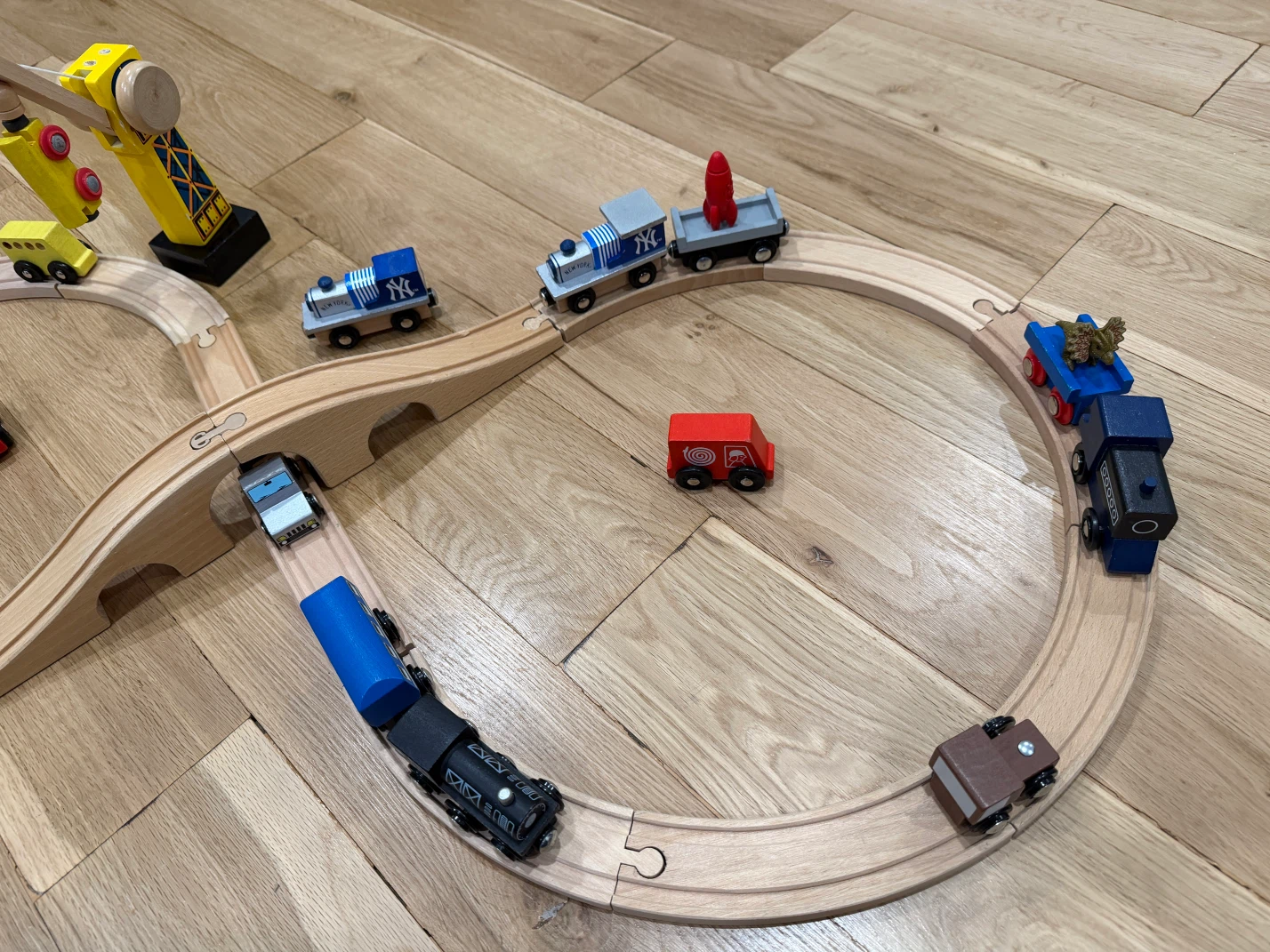 Wooden Train Set Works with Thomas & friends with Various tracks - photo 3