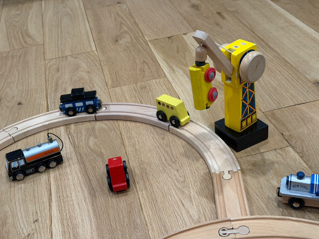 Wooden Train Set Works with Thomas & friends with Various tracks - photo 5