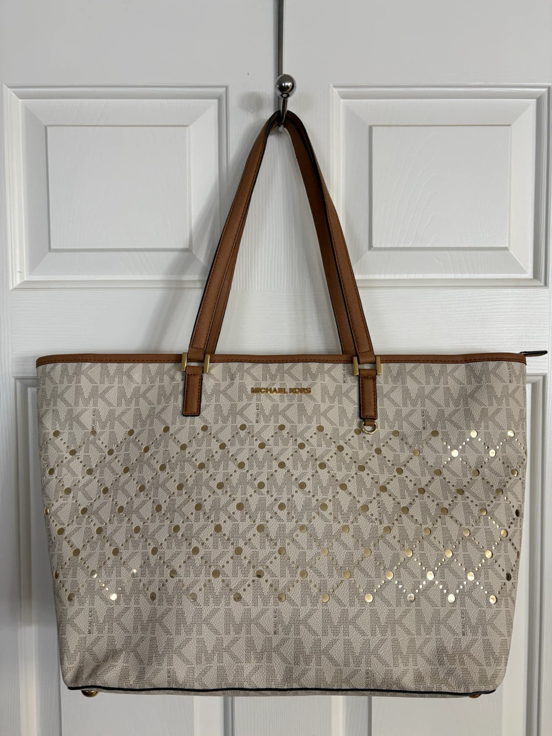 Michael Kors Jet Set Large Logo Tote Bag