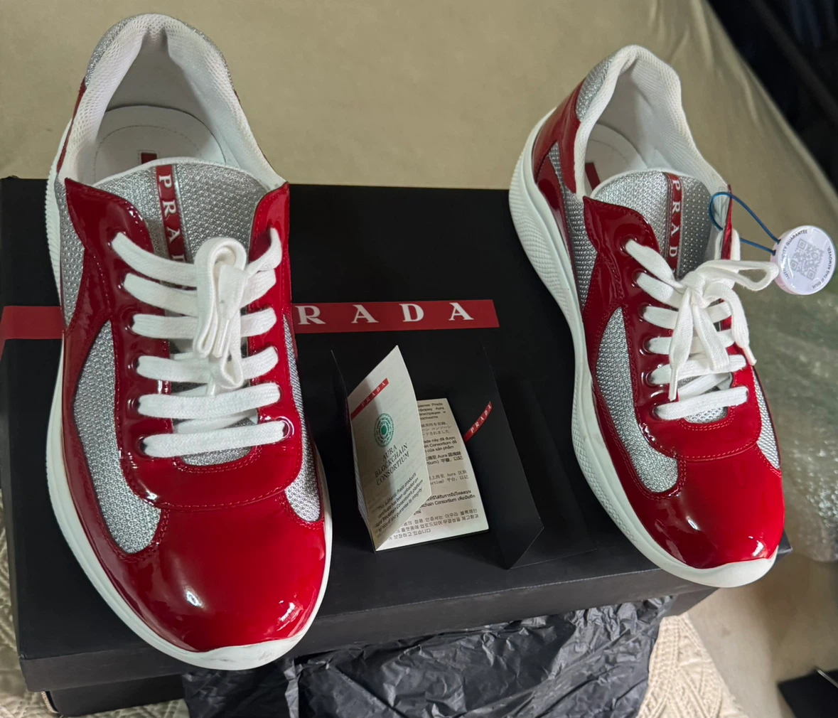 Prada Americas Cup Sneakers