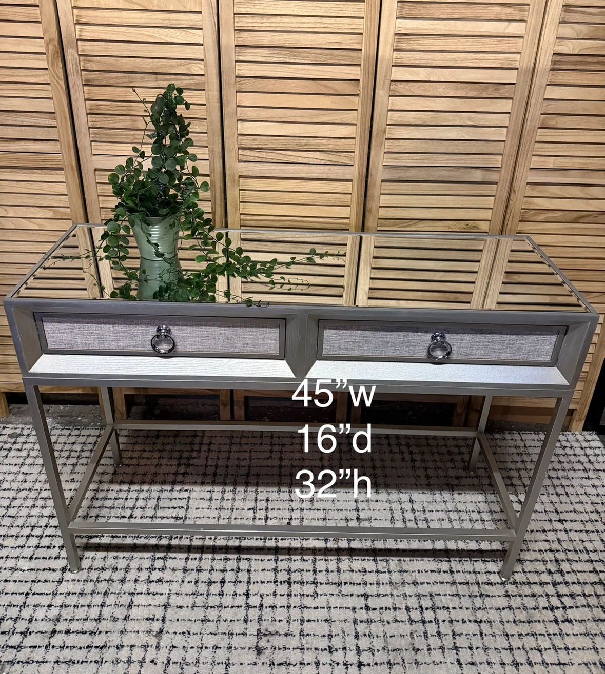 Mirrored Console Table - photo 4