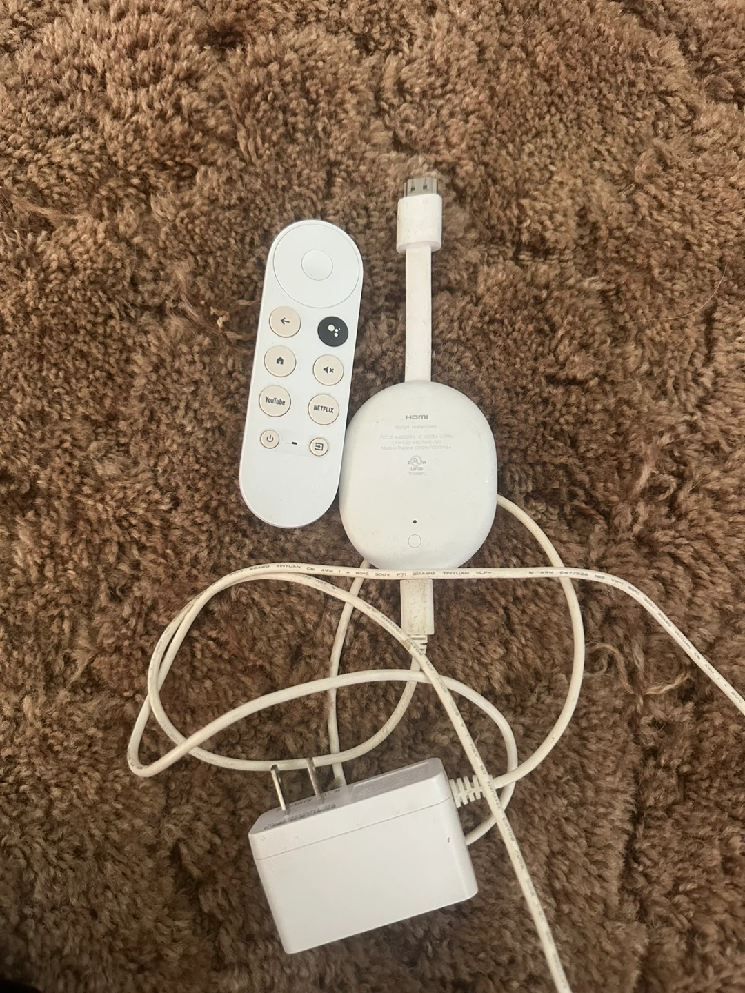 Google Chromecast with Google TV 4K (Model GZRNL)