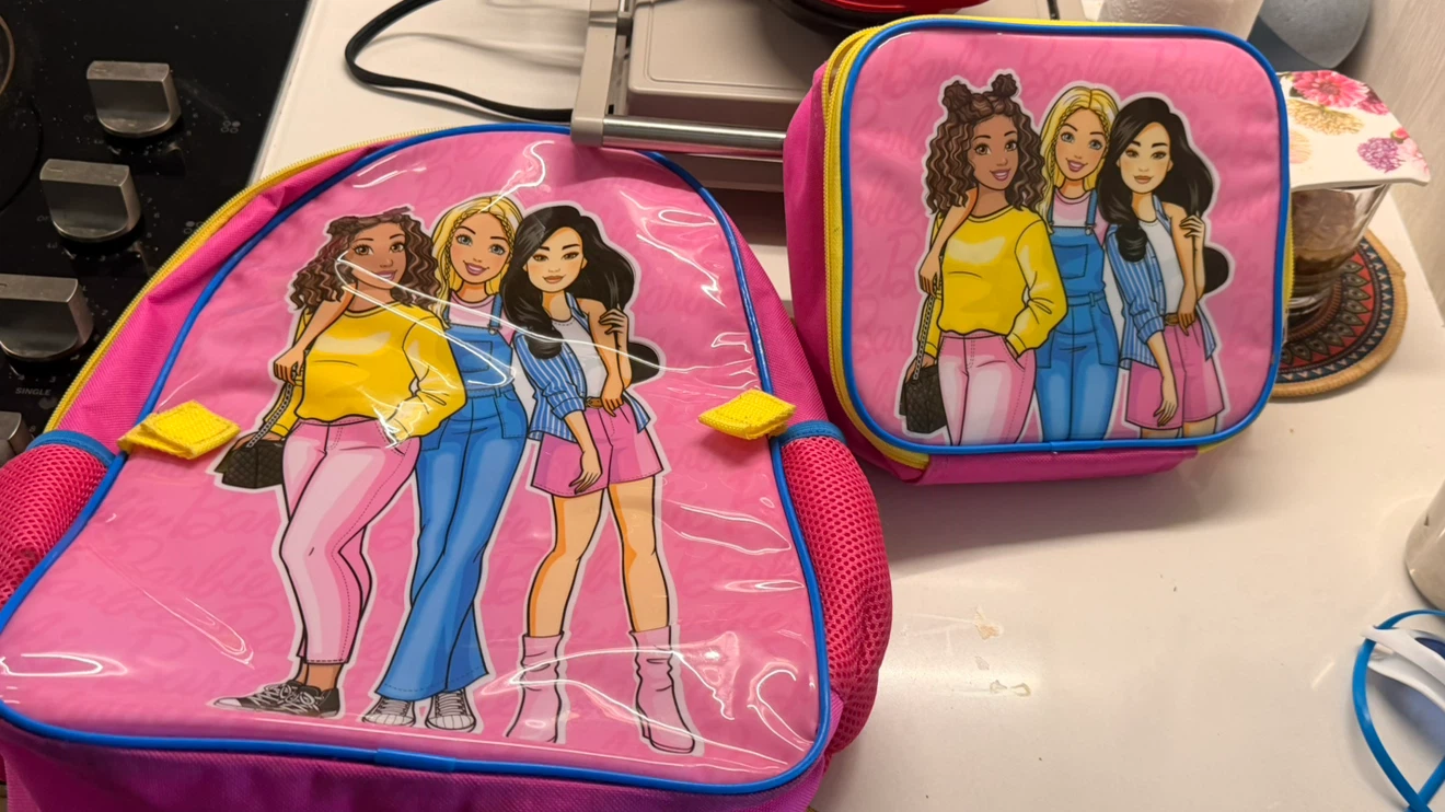 Heys Barbie Backpack and Lunch Bag Set