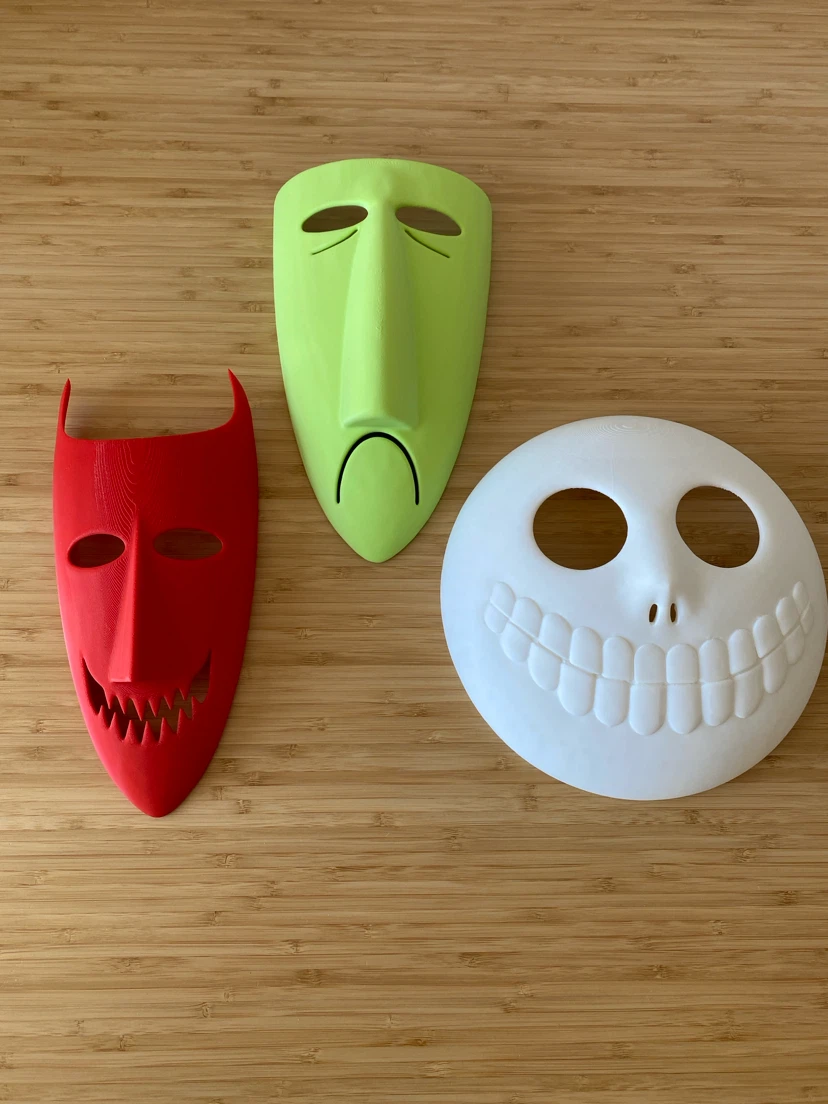Nightmare before Christmas Masks