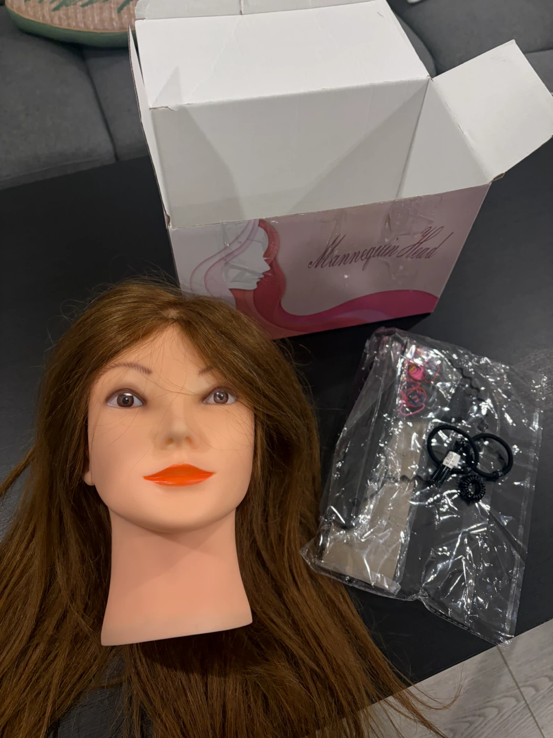 Hairdressing Mannequin Head with Accessories - photo 2