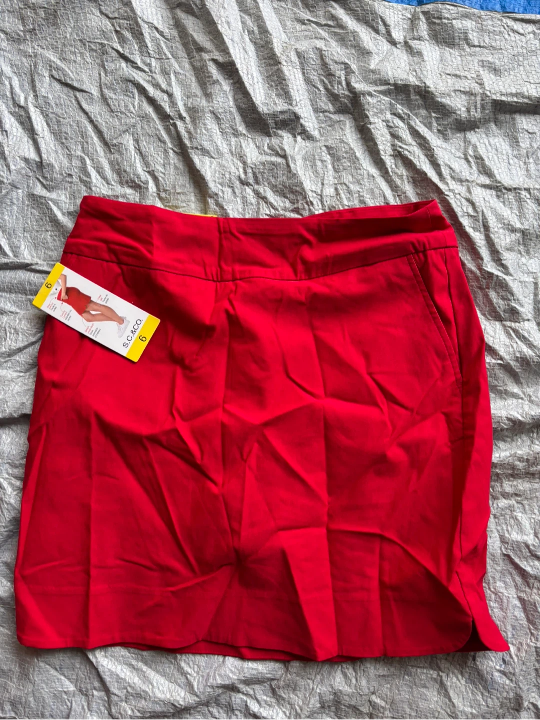 S.C. & CO. Red Skort - Size 6