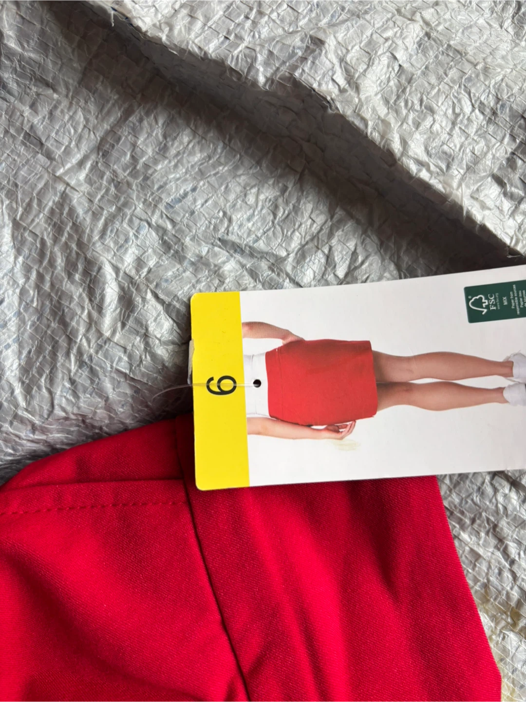 S.C. & CO. Red Skort - Size 6 - photo 4