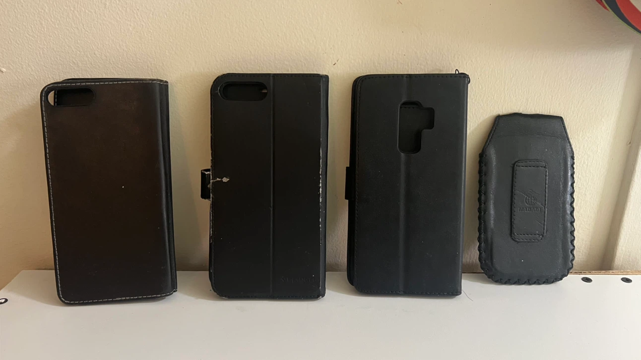 Black Smartphone Wallet Cases-6.25" x 3"-price of Each - photo 3