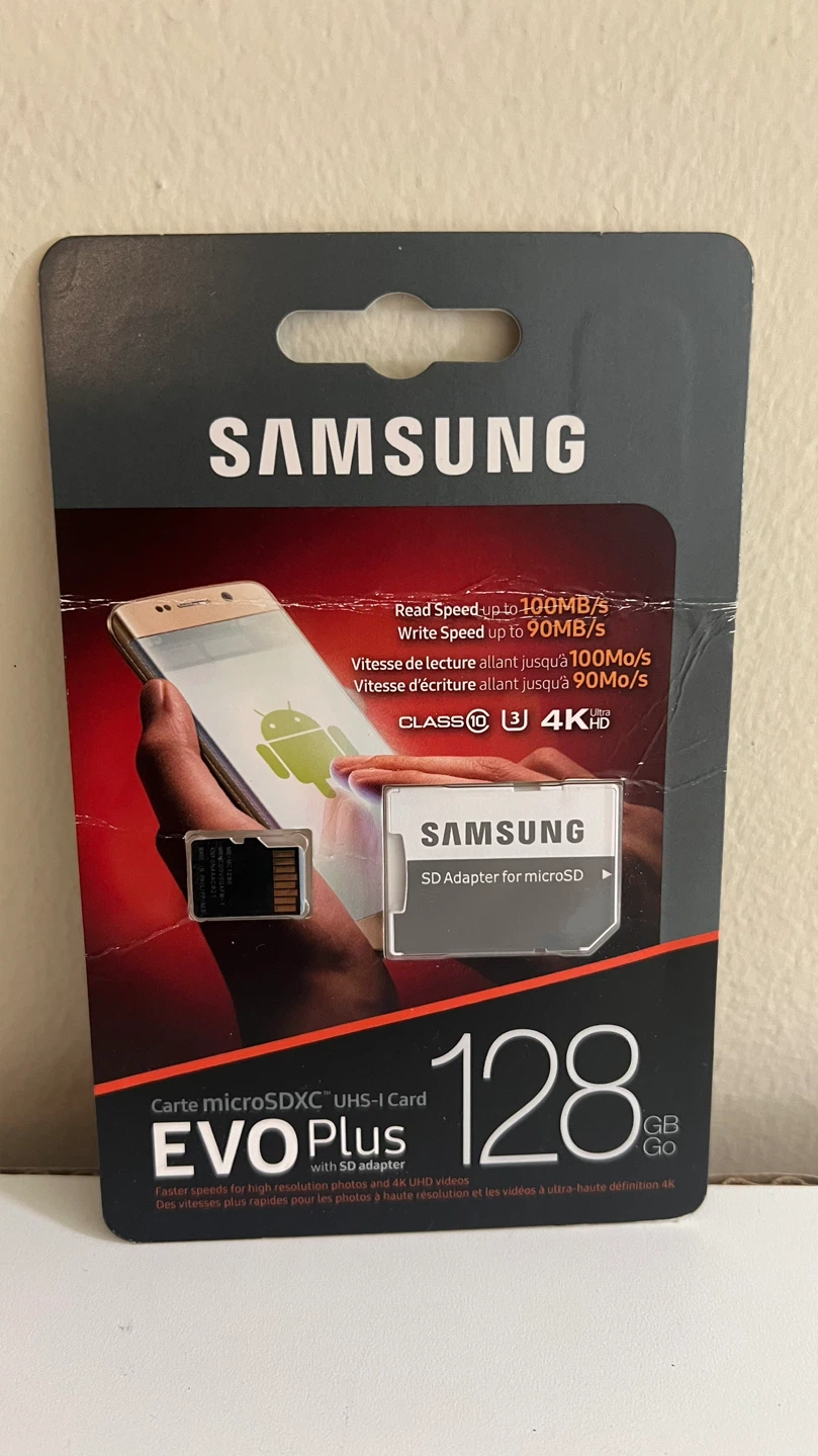 Samsung 128GB EVO Plus microSDXC Card with Adapter