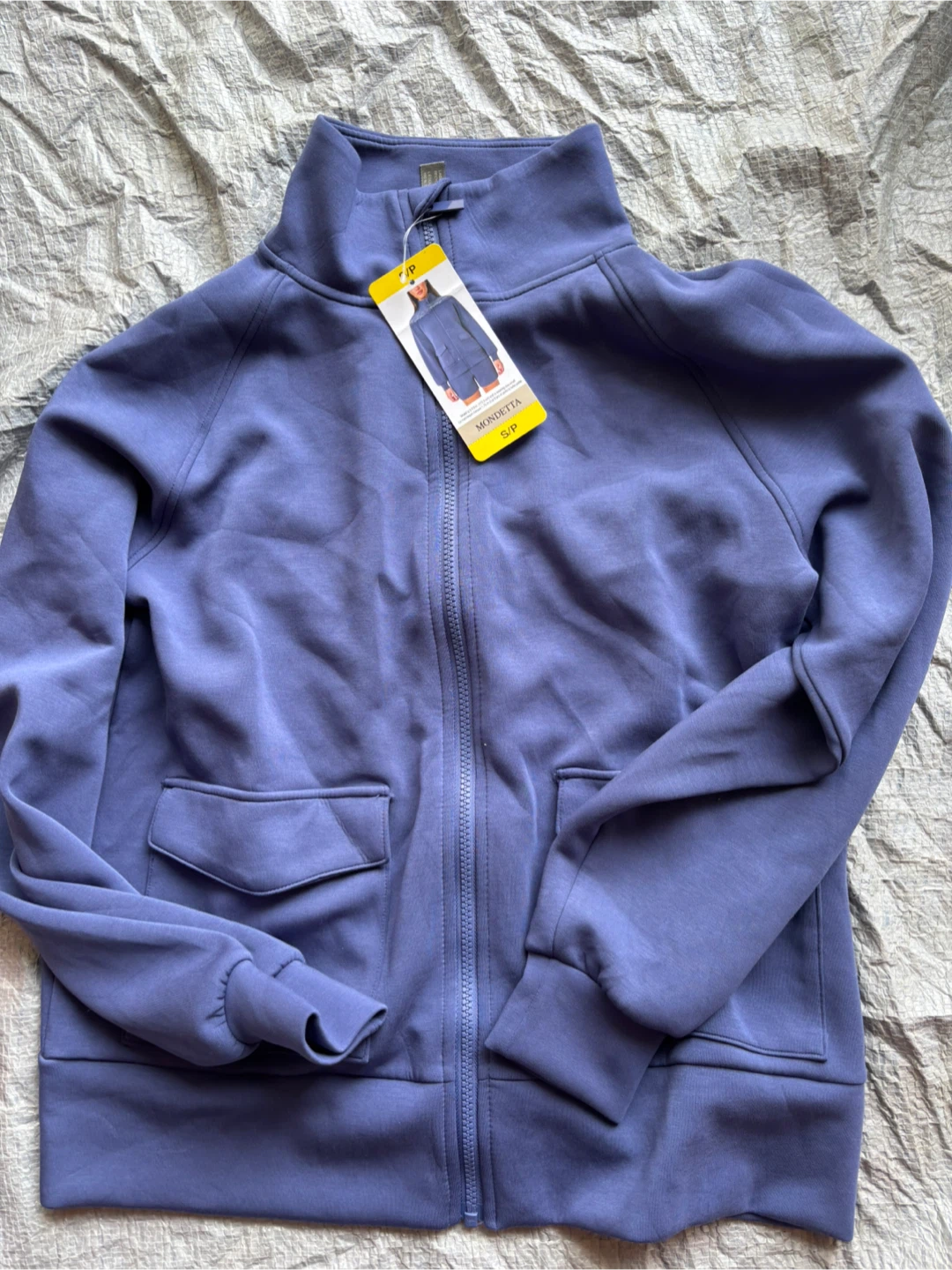 Ladies Mondetta Zip-Up top S