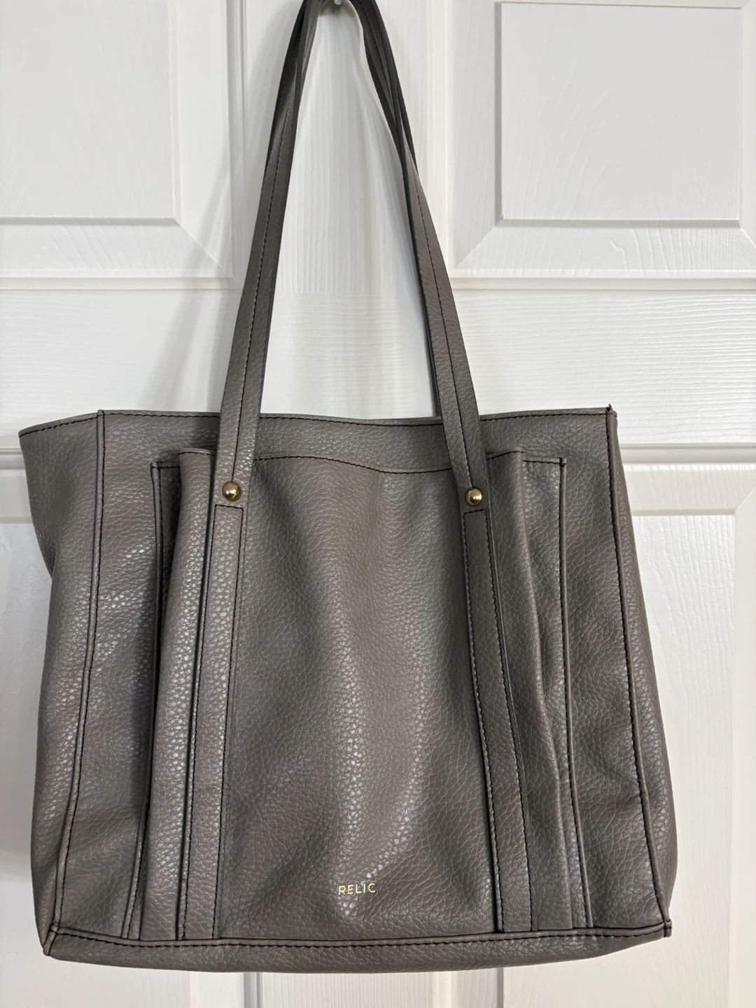 Relic by Fossil “Bailey” Double Shoulder Grey Bag