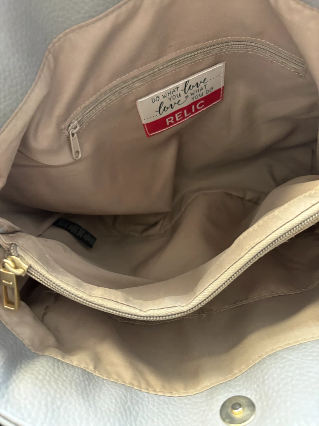Relic by Fossil “Bailey” Double Shoulder Grey Bag - photo 3