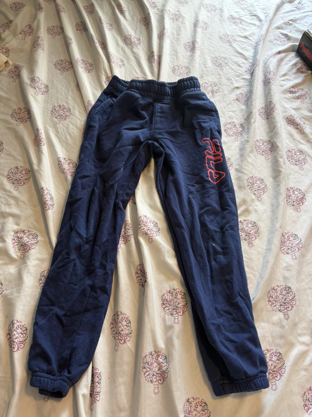 Fila Navy Blue Sweatpants Size 7/8