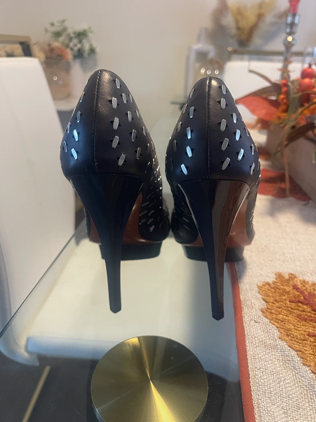 Charles Jourdan Studded Black Stilettos - photo 2