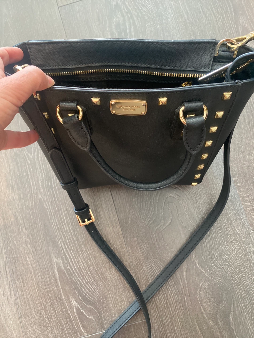 Michael Kors Black Studded Handbag - photo 2