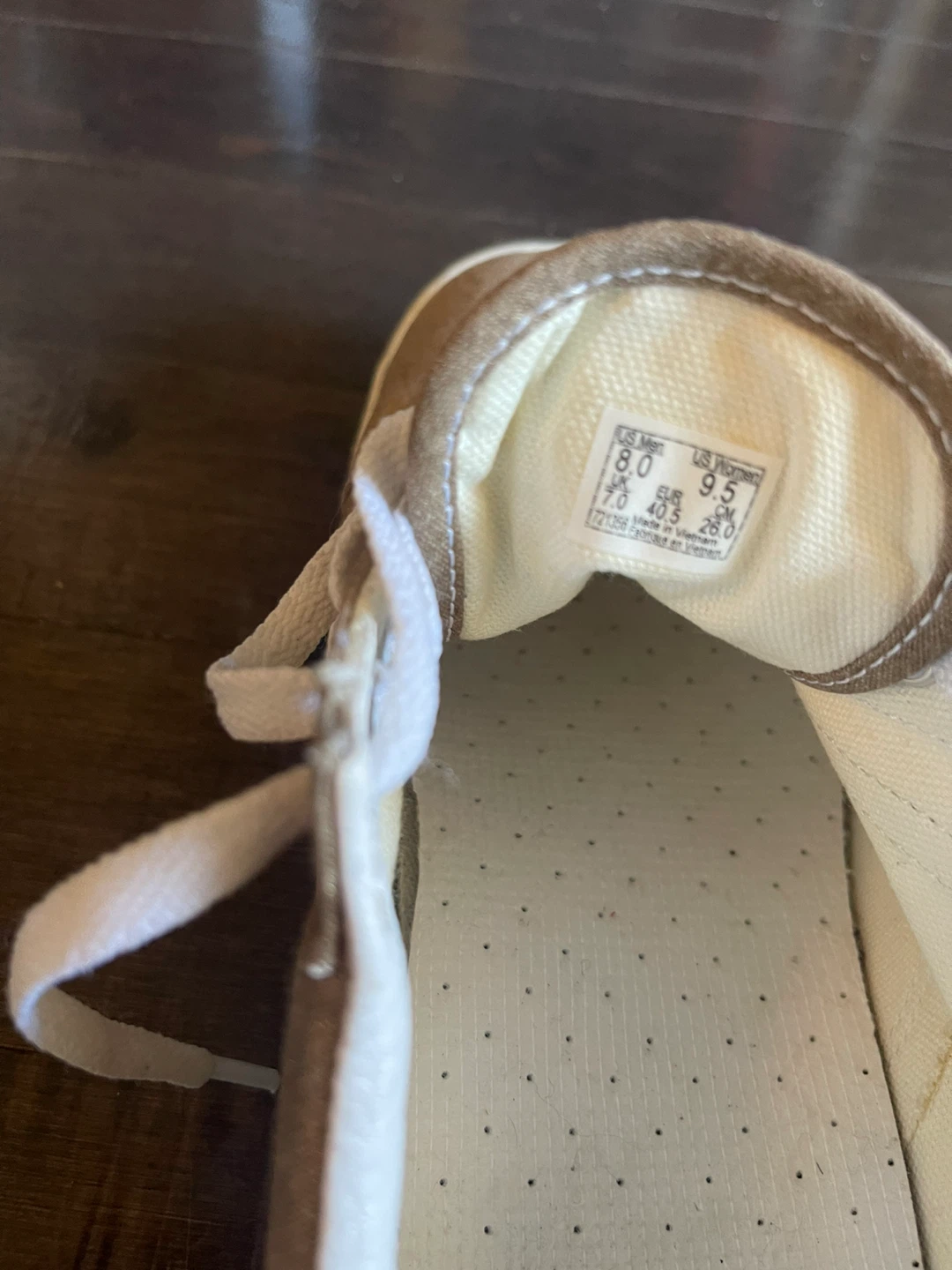 Gold Vans Off the Wall shoes - photo 2