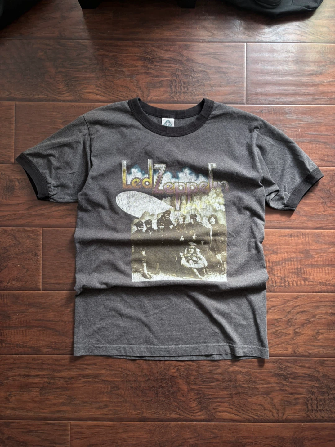 Vintage Led Zeppelin ringer tee M band tee - photo 2