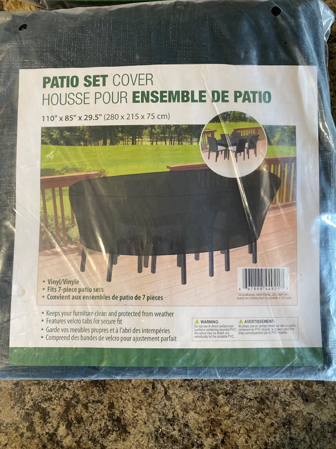 Patio set covers